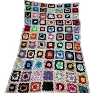 Multicolor Crochet Blanket